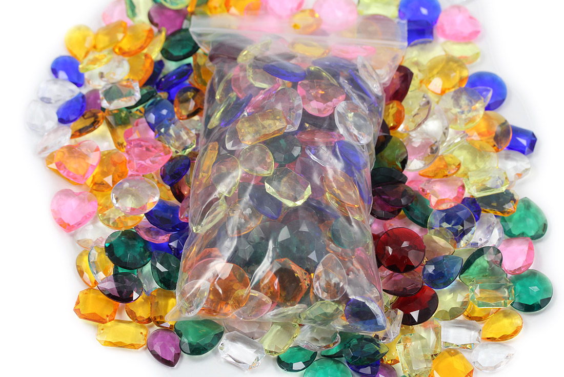mix of pirate gems assorted colors