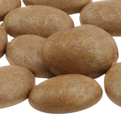 Wood-Tone Flat Back Oval Cabochons