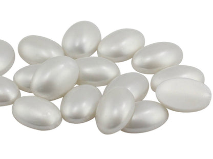 Pearl Flat Back Oval Cabochons