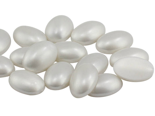 Pearl Flat Back Oval Cabochons