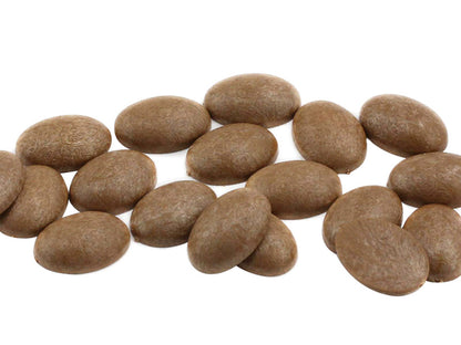 Wood-Tone Flat Back Oval Cabochons