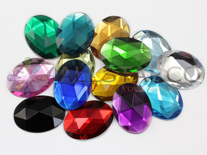 assorted colors multipack multicolor extra large big huge jumbo oval flat back acrylic gems plastic rhinestones for craft gemstones body jewels face skin cabochons embellishments cosplay prop making jewelry making party diy crafts costume making scrapbooking high quality allstarco décor stones larp events film making card making crafting school kids fun creative
