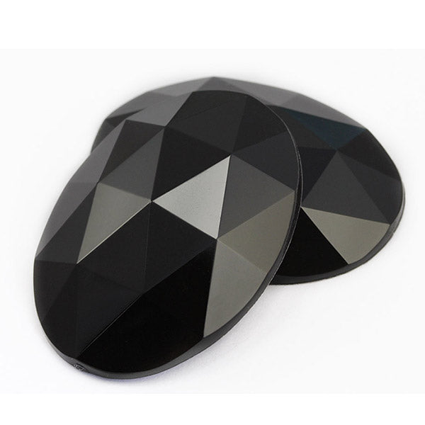 jet black extra large big huge jumbo oval flat back acrylic gems plastic rhinestones for craft gemstones body jewels face skin cabochons embellishments cosplay prop making jewelry making party diy crafts costume making scrapbooking high quality allstarco décor stones larp events film making card making crafting school kids fun creative
