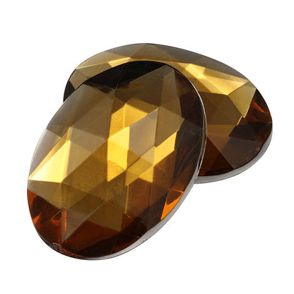 brown smokey topaz extra large big huge jumbo oval flat back acrylic gems plastic rhinestones for craft gemstones body jewels face skin cabochons embellishments cosplay prop making jewelry making party diy crafts costume making scrapbooking high quality allstarco décor stones larp events film making card making crafting school kids fun creative