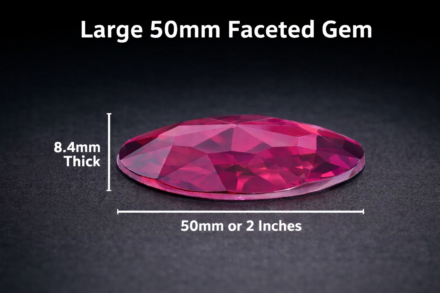 Blue Aquamarine Extra Large Flat Back Round Gems