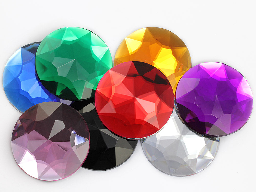 extra large stick on round gems plastic sticky jewels self adhesive circle rhinestones big gemstones huge stones acrylic cabochons for cosplay prop making steven universe diy craft furniture embellishments display merchandising windows décor walls theater decoration film making lead free with glue peel and stick stickon allstarco