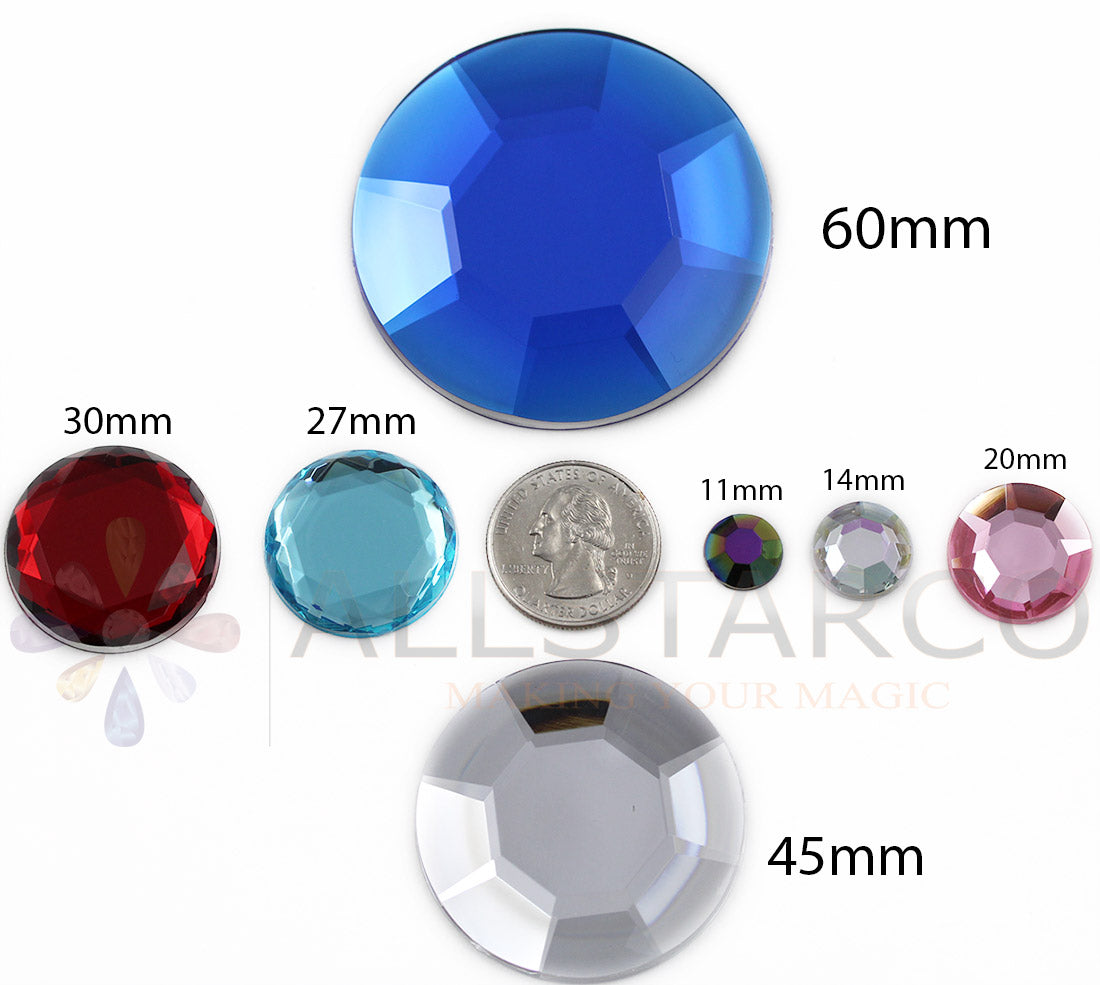 extra large big jumbo huge round circle flat back acrylic gems plastic rhinestones for craft gemstones body jewels face skin cabochons embellishments cosplay prop making jewelry making party diy crafts costume making scrapbooking high quality allstarco décor stones larp events film making card making crafting school kids fun creative