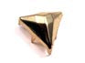 Gold Pyramid Triangle Nailhead Studs - 12.5mm - 25 Pieces