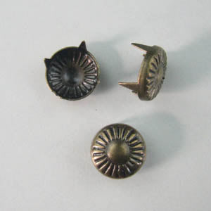 Copper Svenson Nailhead Studs - 9mm - 100 Pieces