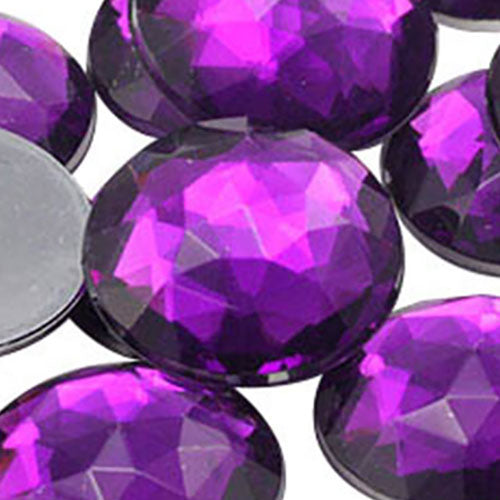 purple amethyst round circle flat back acrylic gems plastic rhinestones for craft gemstones body jewels face skin cabochons embellishments cosplay prop making jewelry making party diy crafts costume making scrapbooking high quality allstarco décor stones larp events film making card making crafting school kids fun creative crafting bling bedazzler bling phone cases laptop costume making garment