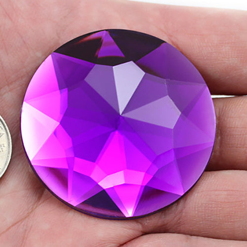 purple amethyst extra large huge big jumbo round circle flat back acrylic gems plastic rhinestones for craft gemstones body jewels face skin cabochons embellishments cosplay prop making jewelry making party diy crafts costume making scrapbooking high quality allstarco décor stones larp events film making card making crafting school kids fun creative crafting bling bedazzler bling phone cases laptop costume making garment