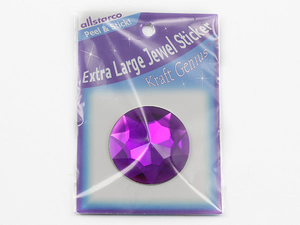 purple amerthyst extra large stick on round gems plastic sticky jewels self adhesive circle rhinestones big gemstones huge stones acrylic cabochons for cosplay prop making steven universe diy craft furniture embellishments display merchandising windows décor walls theater decoration film making lead free with glue peel and stick stickon allstarco