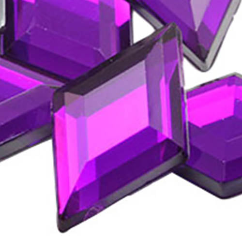 purple amethyst diamond flat back acrylic gems plastic rhombus rhinestones for craft gemstones body jewels face skin cabochons embellishments cosplay prop making jewelry making party diy crafts costume making scrapbooking high quality allstarco décor stones larp events film making