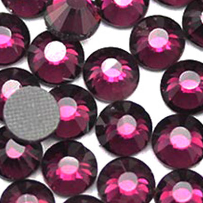 purple amethyst hotfix rhinestones heat set glass gems iron on nail art jewels garment embellishments hot glue décor gems hot fix stones for diy crafts clothing design allstarco