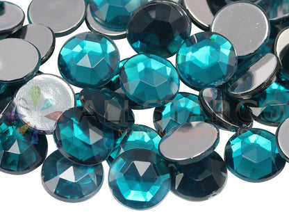 blue aqua aquamarine round circle flat back acrylic gems plastic rhinestones for craft gemstones body jewels face skin cabochons embellishments cosplay prop making jewelry making party diy crafts costume making scrapbooking high quality allstarco décor stones larp events film making card making crafting school kids fun creative crafting bling bedazzler bling phone cases laptop costume making garment