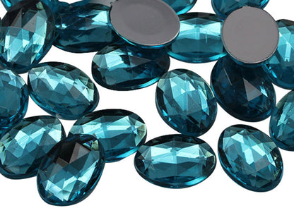 blue aqua aquamarine oval flat back acrylic gems plastic rhinestones for craft gemstones body jewels face skin cabochons embellishments cosplay prop making jewelry making party diy crafts costume making scrapbooking high quality allstarco décor stones larp events film making card making crafting school kids fun creative