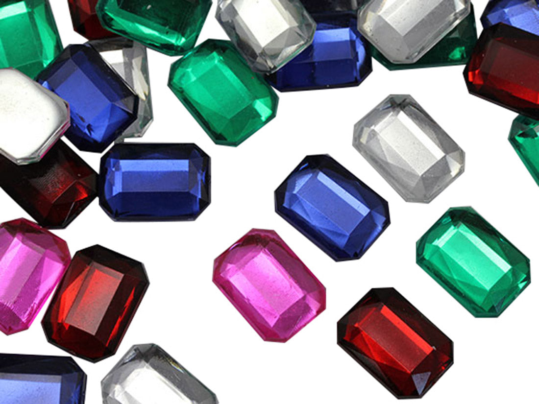 assorted colors multipack multicolor mix octagon flat back acrylic gems plastic rhinestones for craft gemstones body jewels face skin cabochons embellishments cosplay prop making jewelry making party diy crafts costume making scrapbooking high quality allstarco décor stones larp events film making card making crafting school kids fun creative