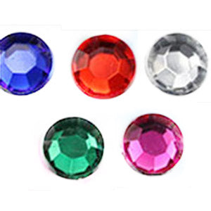 assorted colors round sticky rhinestones stick on gems self adhesive jewels lead free  face stones party cosplay face gemstones rhinestones card making invitations body jewels skin phone craft embellishments with glue sparkle crafting scrapbooking diy peel and stick halloween birthday wedding shinny allstarco plastic sticky back jewels stickon stick-on rave jewels diy flat back