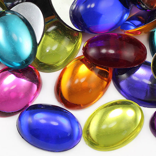 assorted colors multipack multicolor oval cabochon pearls flat back acrylic gems plastic rhinestones for craft gemstones body jewels face skin cabochons embellishments cosplay prop making jewelry making party diy crafts costume making scrapbooking high quality allstarco décor stones larp events film making card making crafting school kids fun creative