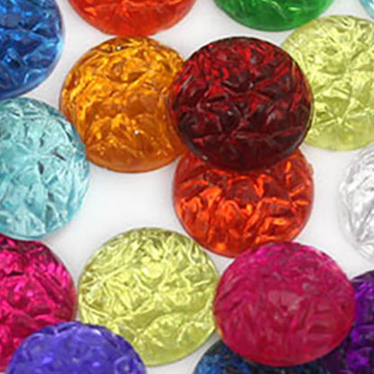 baroque broken assorted colors round circle cabochon pearls flat back acrylic gems plastic rhinestones for craft gemstones body jewels face skin cabochons embellishments cosplay prop making jewelry making party diy crafts costume making scrapbooking high quality allstarco décor stones larp events film making card making crafting school kids fun creative