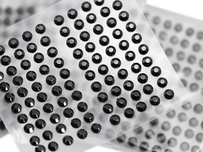 Strass adhésifs noir de jais