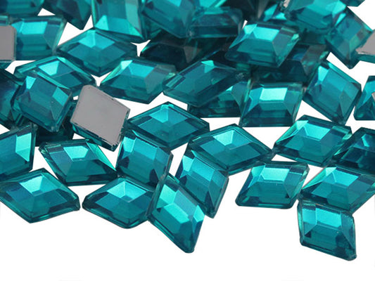 blue zircon diamond flat back acrylic gems plastic rhombus rhinestones for craft gemstones body jewels face skin cabochons embellishments cosplay prop making jewelry making party diy crafts costume making scrapbooking high quality allstarco décor stones larp events film making