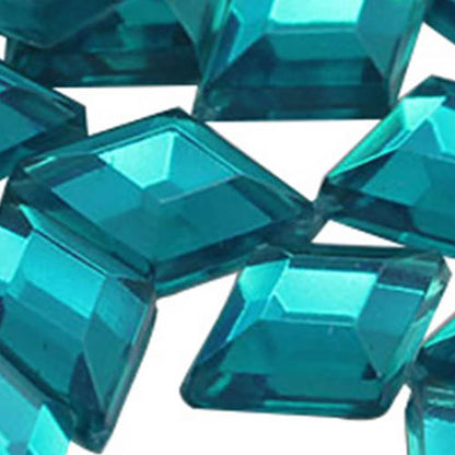 blue zircon diamond flat back acrylic gems plastic rhombus rhinestones for craft gemstones body jewels face skin cabochons embellishments cosplay prop making jewelry making party diy crafts costume making scrapbooking high quality allstarco décor stones larp events film making