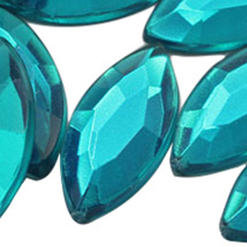 blue zircon navette flat back acrylic gems plastic marquise horse eye rhinestones for craft gemstones body jewels face skin cabochons embellishments cosplay prop making jewelry making party diy crafts costume making scrapbooking high quality allstarco décor stones larp events film making