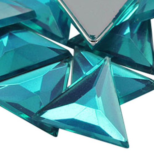 blue zircon triangle flat back acrylic gems plastic rhinestones for craft gemstones body jewels face skin cabochons embellishments cosplay prop making jewelry making party diy crafts costume making scrapbooking high quality allstarco décor stones larp events film making