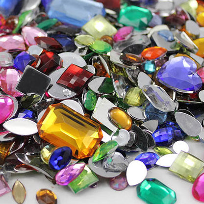 assorted colors multicolor multipack mix craft gems in bulk wholesale shapes cabochon pearls flat back acrylic gems plastic rhinestones for craft gemstones body jewels face skin cabochons embellishments cosplay prop making jewelry making party diy crafts costume making scrapbooking high quality allstarco décor stones larp events film making card making crafting school kids fun creative