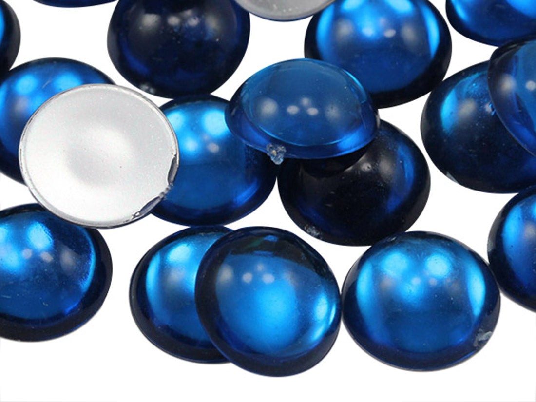 capri blue round circle cabochon pearls flat back acrylic gems plastic rhinestones for craft gemstones body jewels face skin cabochons embellishments cosplay prop making jewelry making party diy crafts costume making scrapbooking high quality allstarco décor stones larp events film making card making crafting school kids fun creative