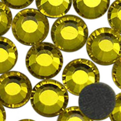 yellow citrine hotfix rhinestones heat set glass gems iron on nail art jewels garment embellishments hot glue décor gems hot fix stones for diy crafts clothing design allstarco