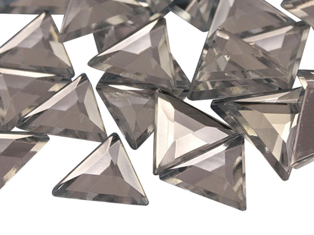 crystal clear triangle flat back acrylic gems plastic rhinestones for craft gemstones body jewels face skin cabochons embellishments cosplay prop making jewelry making party diy crafts costume making scrapbooking high quality allstarco décor stones larp events film making