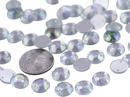 Crystal Clear AB Sew On Rhinestones