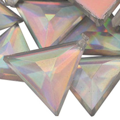 crystal ab iridescent triangle flat back acrylic gems plastic rhinestones for craft gemstones body jewels face skin cabochons embellishments cosplay prop making jewelry making party diy crafts costume making scrapbooking high quality allstarco décor stones larp events film making