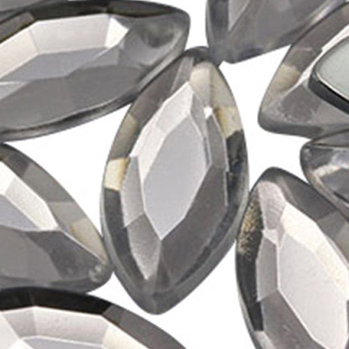 crystal clear navette flat back acrylic gems plastic marquise horse eye rhinestones for craft gemstones body jewels face skin cabochons embellishments cosplay prop making jewelry making party diy crafts costume making scrapbooking high quality allstarco décor stones larp events film making