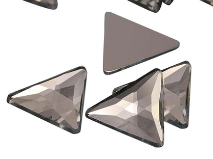 crystal clear triangle flat back acrylic gems plastic rhinestones for craft gemstones body jewels face skin cabochons embellishments cosplay prop making jewelry making party diy crafts costume making scrapbooking high quality allstarco décor stones larp events film making