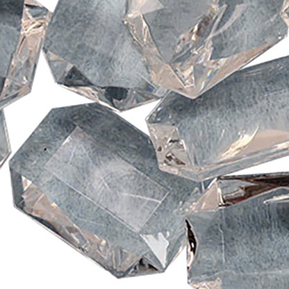 crystal clear octagon acrylic pointed back point back gems treasure jewels plastic gemstones for games parties pirate bounty hunt stones for treasure chests party favors center pieces table scatters theatrical swashbuckler jewels props larp easter egg hunt allstarco