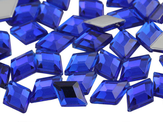 dark blue sapphire diamond flat back acrylic gems plastic rhombus rhinestones for craft gemstones body jewels face skin cabochons embellishments cosplay prop making jewelry making party diy crafts costume making scrapbooking high quality allstarco décor stones larp events film making