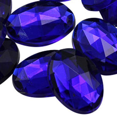 blue dark sapphire oval flat back acrylic gems plastic rhinestones for craft gemstones body jewels face skin cabochons embellishments cosplay prop making jewelry making party diy crafts costume making scrapbooking high quality allstarco décor stones larp events film making card making crafting school kids fun creative