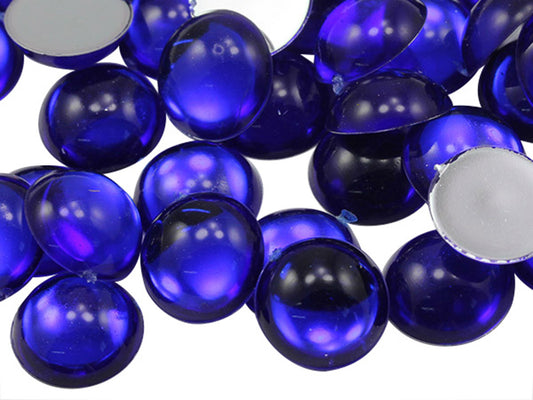 blue dark sapphire round circle cabochon pearls flat back acrylic gems plastic rhinestones for craft gemstones body jewels face skin cabochons embellishments cosplay prop making jewelry making party diy crafts costume making scrapbooking high quality allstarco décor stones larp events film making card making crafting school kids fun creative