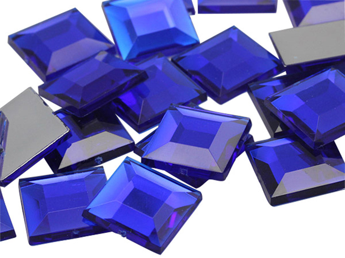 blue dark sapphire square flat back acrylic gems plastic rhinestones for craft gemstones body jewels face skin cabochons embellishments cosplay prop making jewelry making party diy crafts costume making scrapbooking high quality allstarco décor stones larp events film making