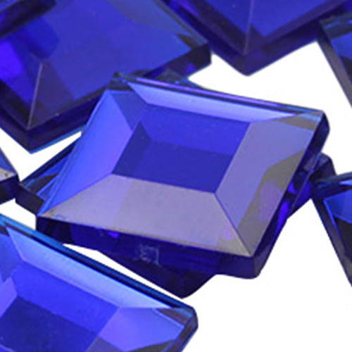 blue dark sapphire square flat back acrylic gems plastic rhinestones for craft gemstones body jewels face skin cabochons embellishments cosplay prop making jewelry making party diy crafts costume making scrapbooking high quality allstarco décor stones larp events film making