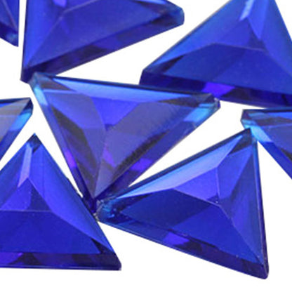 blue dark sapphire triangle flat back acrylic gems plastic rhinestones for craft gemstones body jewels face skin cabochons embellishments cosplay prop making jewelry making party diy crafts costume making scrapbooking high quality allstarco décor stones larp events film making