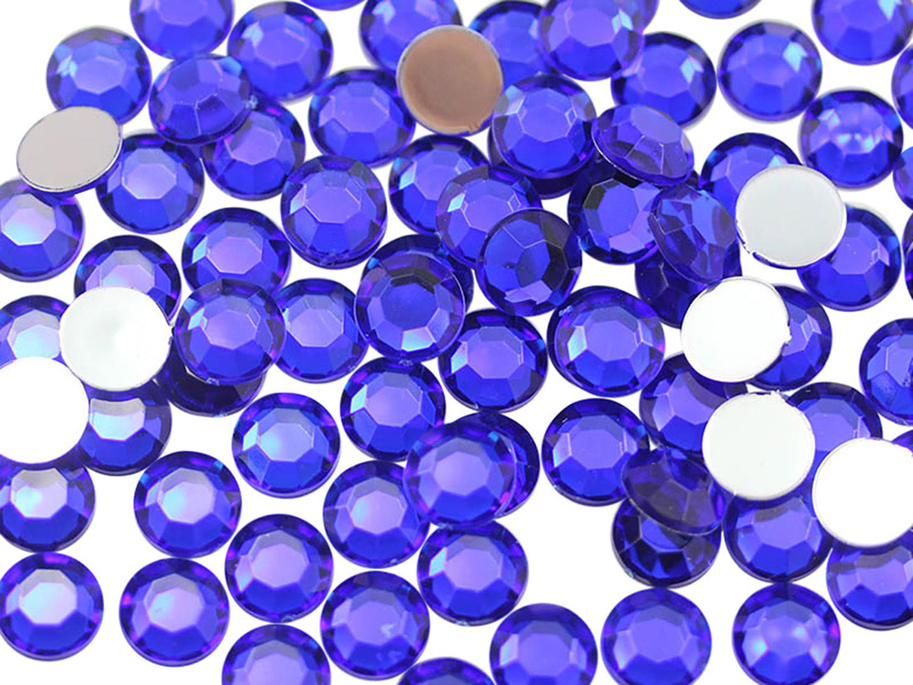 blue dark sapphire round circle flat back acrylic gems plastic rhinestones for craft gemstones body jewels face skin cabochons embellishments cosplay prop making jewelry making party diy crafts costume making scrapbooking high quality allstarco décor stones larp events film making card making crafting school kids fun creative