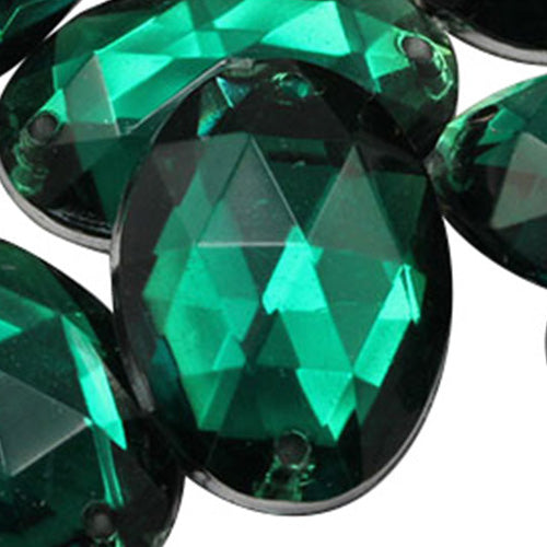 green emerald oval flat back sew on sewing beads craft gems plastic rhinestones acrylic gemstones jewels with holes for clothing embellishments costume making cosplay diy garment prop making dress jewels for fabric crystals allstarco