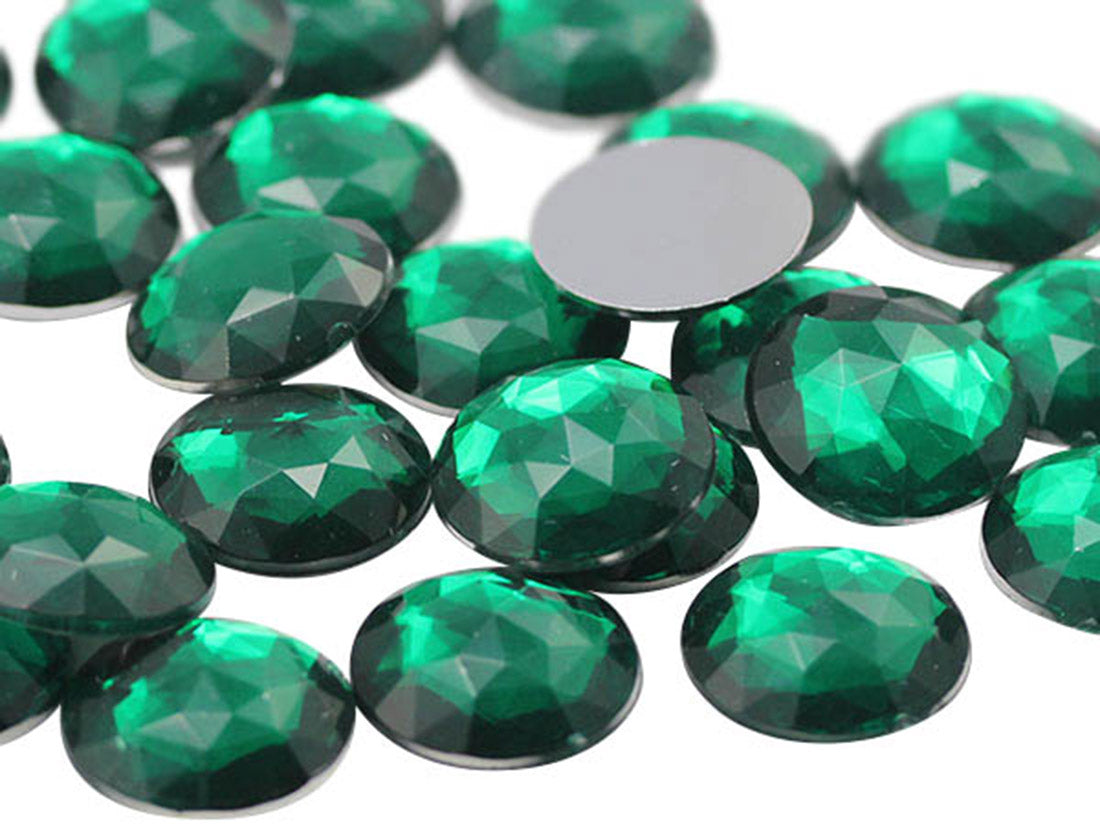 green emerald round circle flat back acrylic gems plastic rhinestones for craft gemstones body jewels face skin cabochons embellishments cosplay prop making jewelry making party diy crafts costume making scrapbooking high quality allstarco décor stones larp events film making card making crafting school kids fun creative crafting bling bedazzler bling phone cases laptop costume making garment