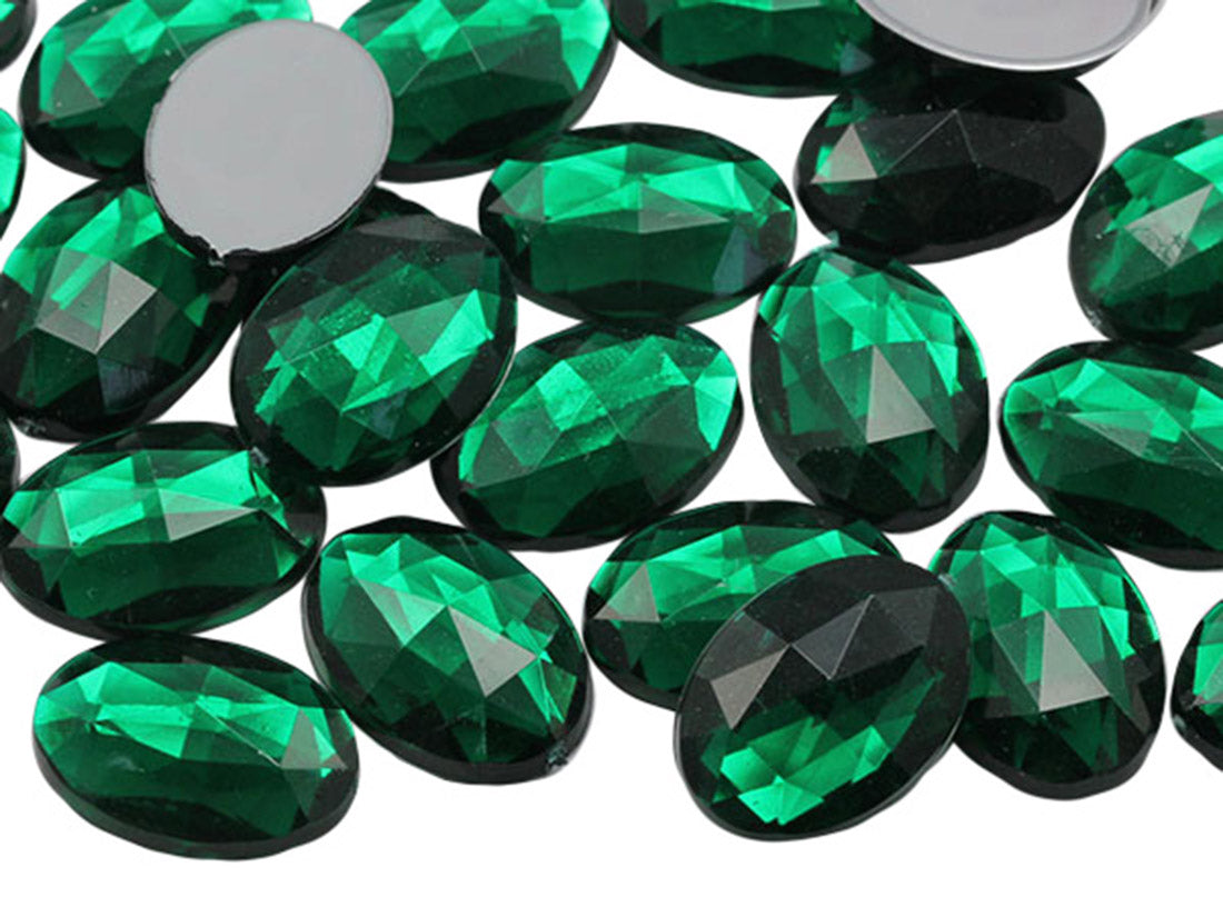 green emerald oval flat back acrylic gems plastic rhinestones for craft gemstones body jewels face skin cabochons embellishments cosplay prop making jewelry making party diy crafts costume making scrapbooking high quality allstarco décor stones larp events film making card making crafting school kids fun creative