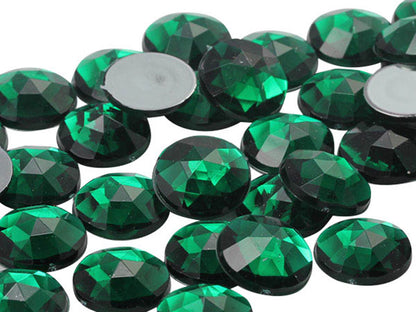 green emerald round circle flat back acrylic gems plastic rhinestones for craft gemstones body jewels face skin cabochons embellishments cosplay prop making jewelry making party diy crafts costume making scrapbooking high quality allstarco décor stones larp events film making card making crafting school kids fun creative crafting bling bedazzler bling phone cases laptop costume making garment