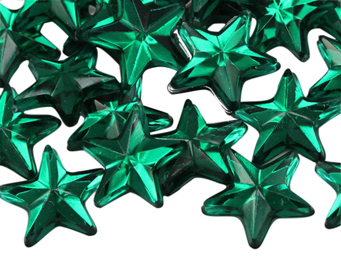 green emerald star flat back acrylic gems plastic rhinestones for craft gemstones body jewels face skin cabochons embellishments cosplay prop making jewelry making party diy crafts costume making scrapbooking high quality allstarco décor stones larp events film making